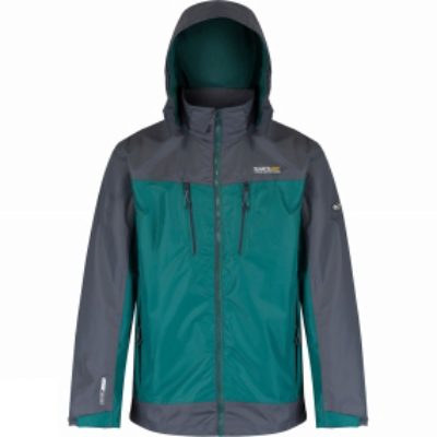 Regatta Mens Calderdale II Jacket Hunter Green / Seal Grey